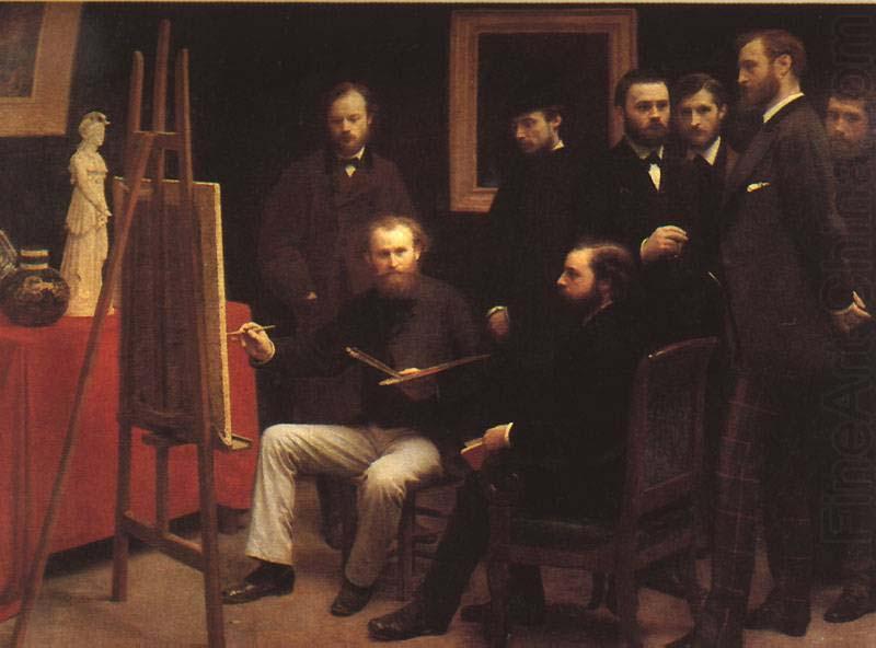 Un atelier aux Batignolles, Henri Fantin-Latour